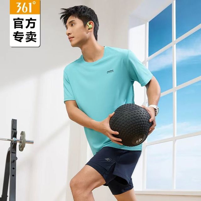 361° 男士运动短袖T恤