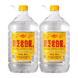 景芝 老白乾55度5L*2桶高度白酒山东口粮酒聚会宴请送礼自饮泡酒