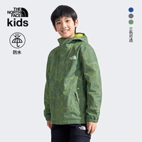 THE NORTH FACE北面童装男女童冲锋衣儿童外套Antora防水户外25年|8A48&8A49 64T/鸭绿（男童） 120 (XS) （120/60）
