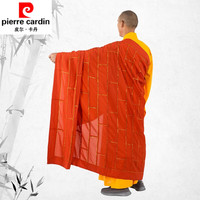皮尔卡丹(pierre cardin)僧衣服男冬季僧服海青袈裟佛衣主法衣海清搭衣忏衣红色125格祖衣 红色忏衣+黄台麻海青 均码 36码145至150 玻璃丝(