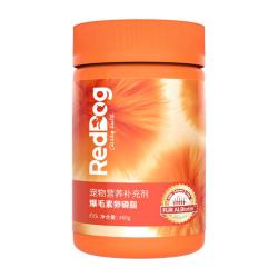 红狗 爆毛素卵磷脂450gD-生物素卵磷脂狗狗猫咪爆毛粉鱼油猫咪南极磷虾
