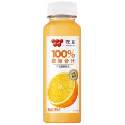 味全 常温饮料100%复合橙汁果汁1L*6盒箱装送礼聚会聚餐