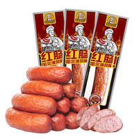 雷霆哈拉少 哈尔滨红肠90g*6 原味 东北特产零食即食零食火腿肠香肠