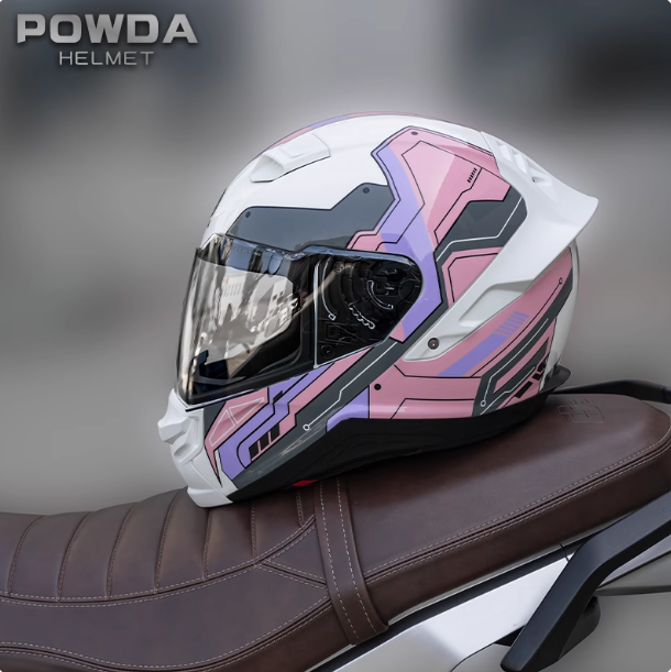 POWDA 摩托车全盔覆盖式 机甲粉 XL