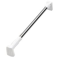 宫薰免打孔伸缩晾衣杆架不锈钢浴帘杆衣柜窗帘阳台门帘杆挂衣杆90-160