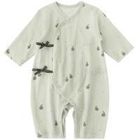 巴厘小猪 新生婴儿儿衣服纯棉a类和尚服夏季长袖薄款空调服睡衣宝宝连体衣