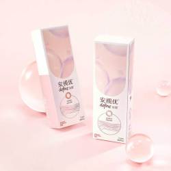 强生 原生由我美瞳水凝日抛彩色近视隐形眼镜30片棕灰褐色450度