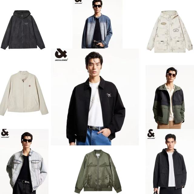 JACK&JONES 杰克琼斯 春秋男士休闲夹克外套合集 225121013