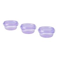 宜家（IKEA）PRUTA普塔食品饭盒微波炉可加热便当盒简约餐具用 附盖食品盒淡紫色70ml