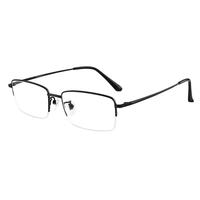  ZEISS/蔡司 防蓝光 男士眼镜 纯钛半框眼镜架 德国蔡司钻立方1.74防蓝光镜片  配德国蔡司钻立方1.74防蓝光镜片 1.74