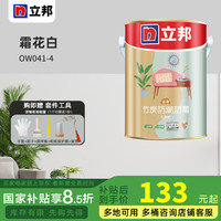 立邦 乳胶霜花白 OW041-4 5L*1件
