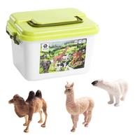 PLUS会员、有券的上：知识花园 热卖畅销！野生动物科学仿真农场模型玩具22只-送配件包