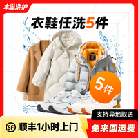 丰巢到家 洗衣洗鞋服务 衣鞋任洗5件