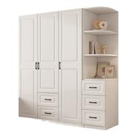 衣柜家用卧室简约现代出租屋用简易柜子小户型欧式平开门儿童衣橱