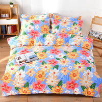 海贝 HiBY 简约100纯棉被套 150x200cm 繁花似锦