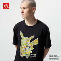 UNIQLO/优衣库 宝可梦皮卡丘印花 男士短袖T恤