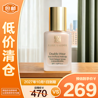 17日20点：ESTEE LAUDER 雅诗兰黛 持久无瑕系列 持妆粉底液 1W1#17 30ml
