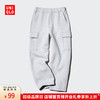 UNIQLO 优衣库 童装男童女童高弹力快干运动工装裤休闲裤裤子485162 03 灰色 130