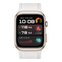 华为 WATCH D2 智能手表 蓝牙版 48mm 晨曦金表壳 天际白复合素皮表带