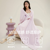 三利10A抗菌浴巾女2025比全棉吸水成人大毛巾儿童男款裹巾 布丁小狗 300g 70cm*140cm