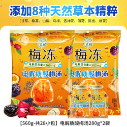 溜溜梅 酸梅汤电解质梅冻280*2袋