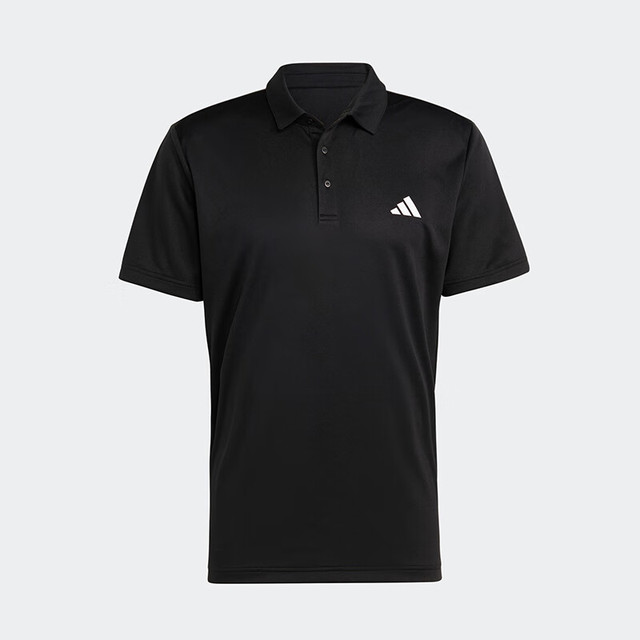 移动端、京东百亿补贴：adidas 阿迪达斯 男polo衫 23夏新款运动服健身训练跑步半袖快干透气翻领短袖t恤