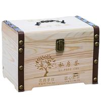五虎新茶太平猴魁茶浓香特级黄山绿茶兰花香绿茶罐装100克 新茶手工猴魁100g