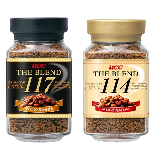 UCC 悠诗诗 黑咖啡117/114系列瓶装90g*1瓶冻干速溶咖啡