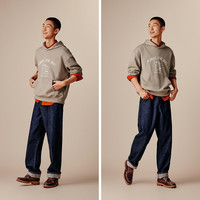 森马（Semir）[卫衣合辑]卫衣男简约百搭男士卫衣通勤外套男潮流中性卫衣款 [J款]沙卡50434 M