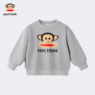 大嘴猴（paul frank）童装儿童卫衣2025秋冬款男女童休闲宽松舒适中大童运动圆领上衣 249F天蓝 130