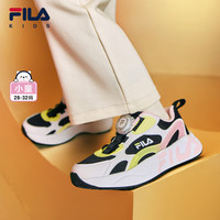 FILA 儿童童鞋跑步鞋2025年秋季男小童儿童运动鞋跑鞋MIND 黑/精灵黄-BE 30
