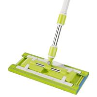 美添乐（HoMettler）夹布平板拖把38cm加大号家用一拖净干湿两用木地板拖地吸水拖布