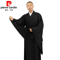 皮尔卡丹(pierre cardin)不透明海青居士服女僧服四季僧衣和尚服海清男僧袍大褂佛衣禅修服 土黄色 36(145身高)