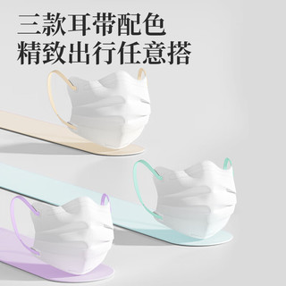  Doctor.Roo/袋鼠医生 独立包装 医用外科口罩  蝶形美颜【白色+混装】独立60只 30只 L