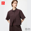 UNIQLO 优衣库 女装宽松短袖衬衫 479096