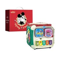 DISNEY迪士尼六面体儿童益智玩具数字形状玩具周岁0-3岁婴儿玩具