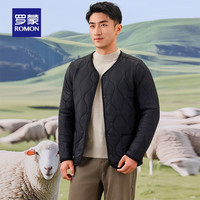 罗蒙(ROMON)男女同款加厚棉服男士秋冬款中青年保暖棉坎肩内搭外套上衣打底衫 【男款】