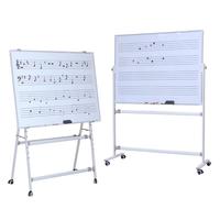 帆智星五线谱白板折叠支架式写字板移动双面磁性音乐教学培训双面家用儿童识谱磁性黑板写字板可