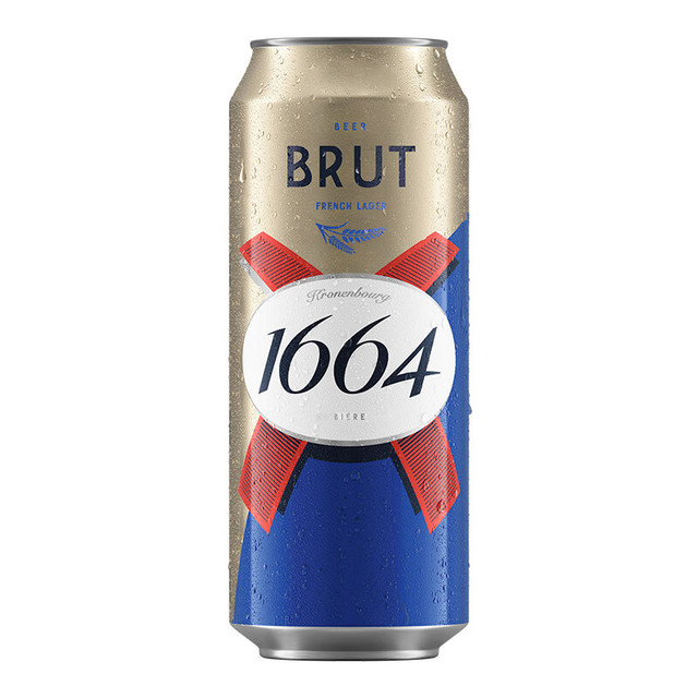 Kronenbourg 1664凯旋 1664法蓝法式拉格啤酒500ml单罐