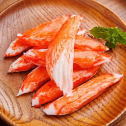 美加佳 松叶鳕鱼蟹味柳200g低脂肪手撕蟹味棒减脂高蛋白拌沙拉鳕鱼蟹肉棒