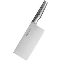 王麻子家用厨房不锈钢切片刀饭店厨师全钢切菜切肉切丝刀具 【超耐用】全钢手柄切片刀