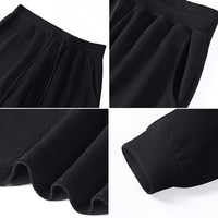 真维斯（JEANSWEST）长裤男春秋款户外休闲百搭束脚裤潮牌宽松透气舒适纯色简约运动裤 深灰色 5XL