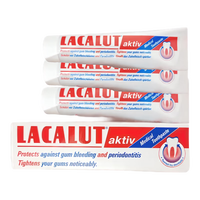 乐卡露 Lacalut 牙龈柔护含氟牙膏100ml*3