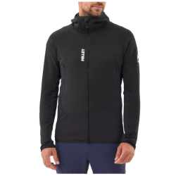 觅乐 男士 Polartec Power Grid 抓绒衣 徒步登山  MIV9024 黑色 M