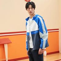 特步 XTEP【专柜尖货】双层风衣外套连帽男士夹克保暖防寒户外冲锋运动外套