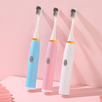 P&G 电动牙刷智能声波扫震简约便携电池款成人儿童通用家用款 软毛1支白色电池款  2刷头