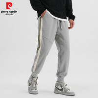 皮尔卡丹春秋棉休闲裤男2025宽松束脚裤男款 灰色 【2190】 XL