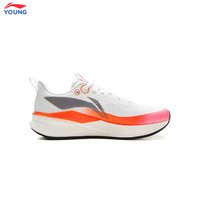 LI-NING KIDS李宁赤兔8pro儿童运动鞋青少年夏季软底跑步鞋男童轻便竞速鞋 【赤兔8】标准白/荧光蔷薇粉系带 37 码