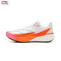 LI-NING KIDS李宁赤兔8pro儿童运动鞋青少年夏季软底跑步鞋男童轻便竞速鞋 【赤兔8】标准白/荧光蔷薇粉系带 33 码