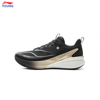 LI-NING KIDS李宁赤兔8pro儿童运动鞋青少年夏季软底跑步鞋男童轻便竞速鞋 【赤兔8】黑色系带 39 码